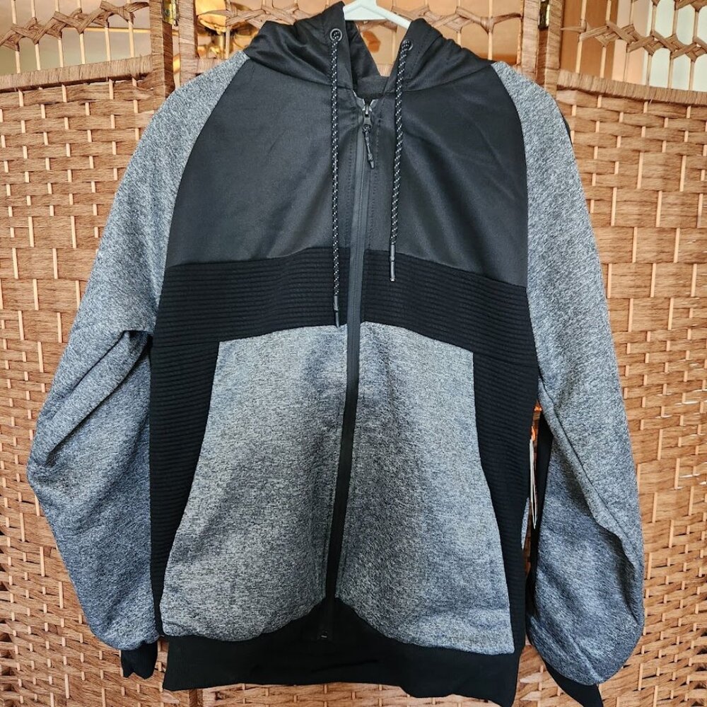 RGSTR Sherpa Lined Zipup Mens Hooded Jacket - Size Medium - NWT